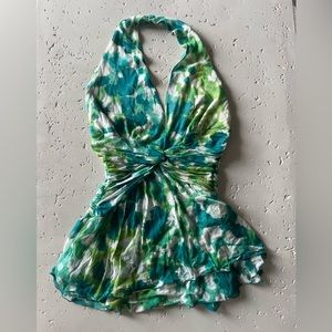 Diane von Furstenberg Chiffon Halter